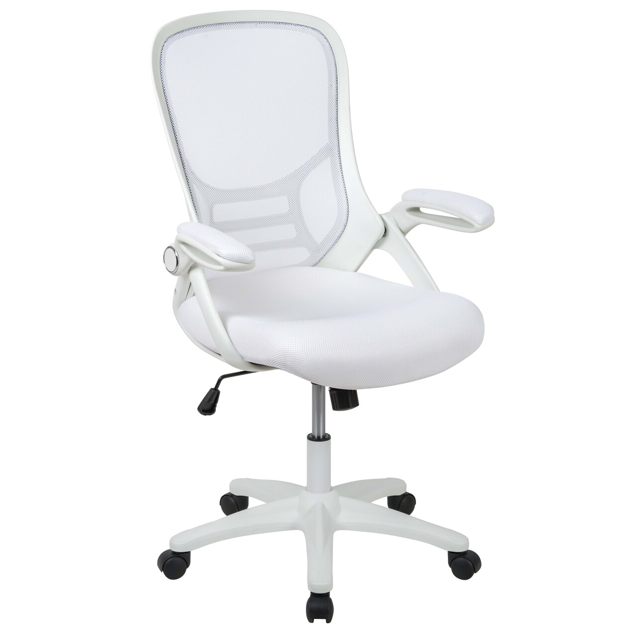 Emma and Oliver High Back Mesh Ergonomic Office Chair with Flip-up Arms